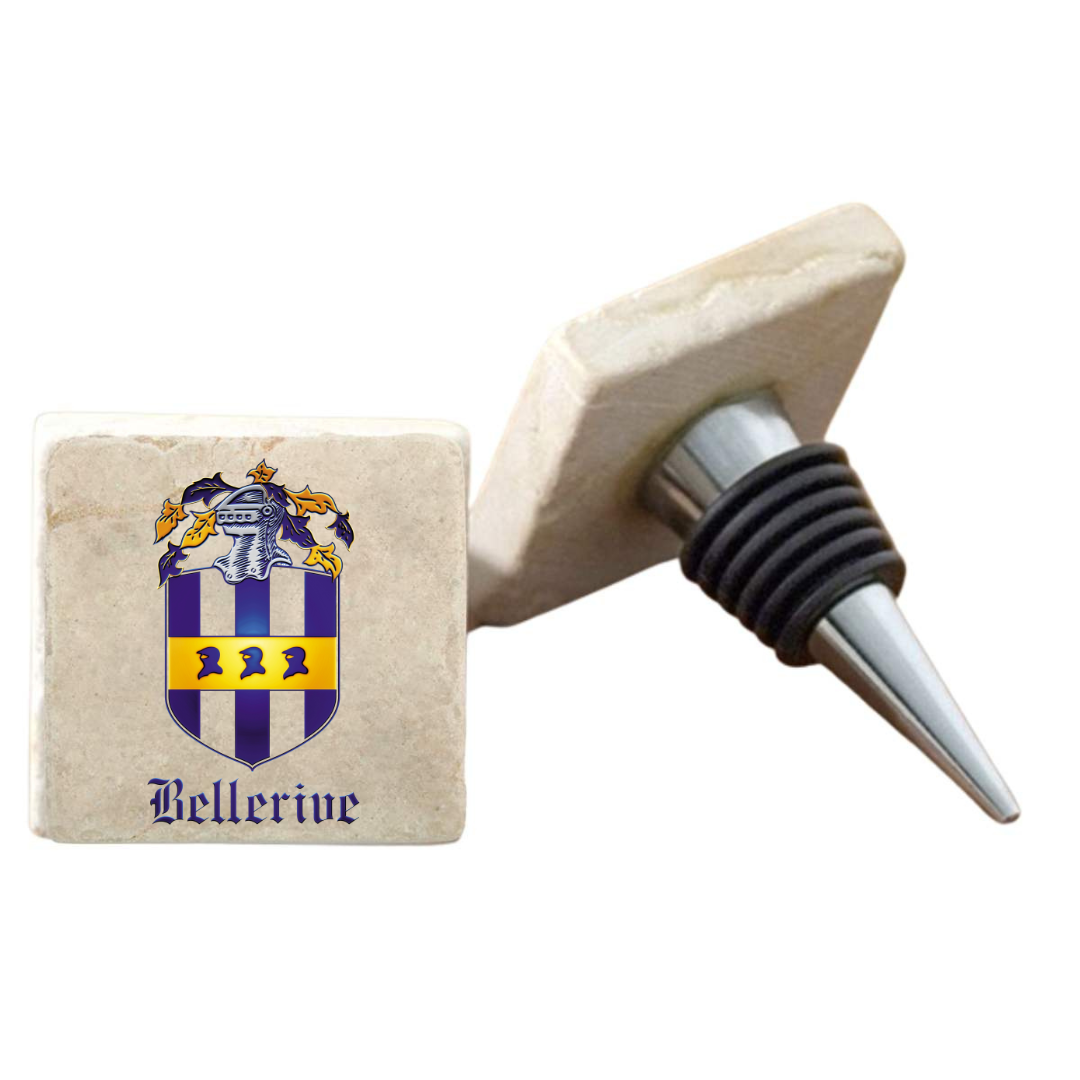 Custom Golf Marble Wine Bottle Stopper with YOUR LOGO | Golf Tournament Gift