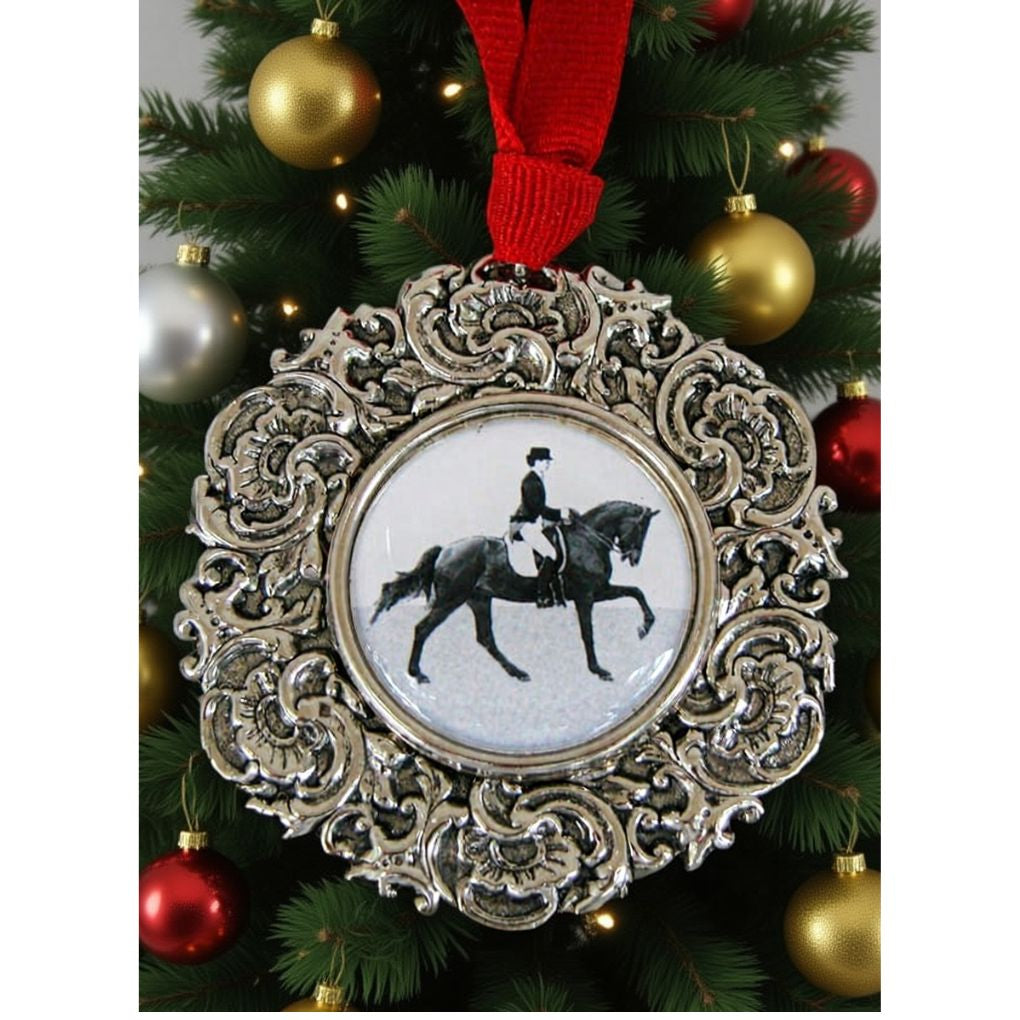 Dressage Christmas Ornament for Dressage Riders and Enthusiasts