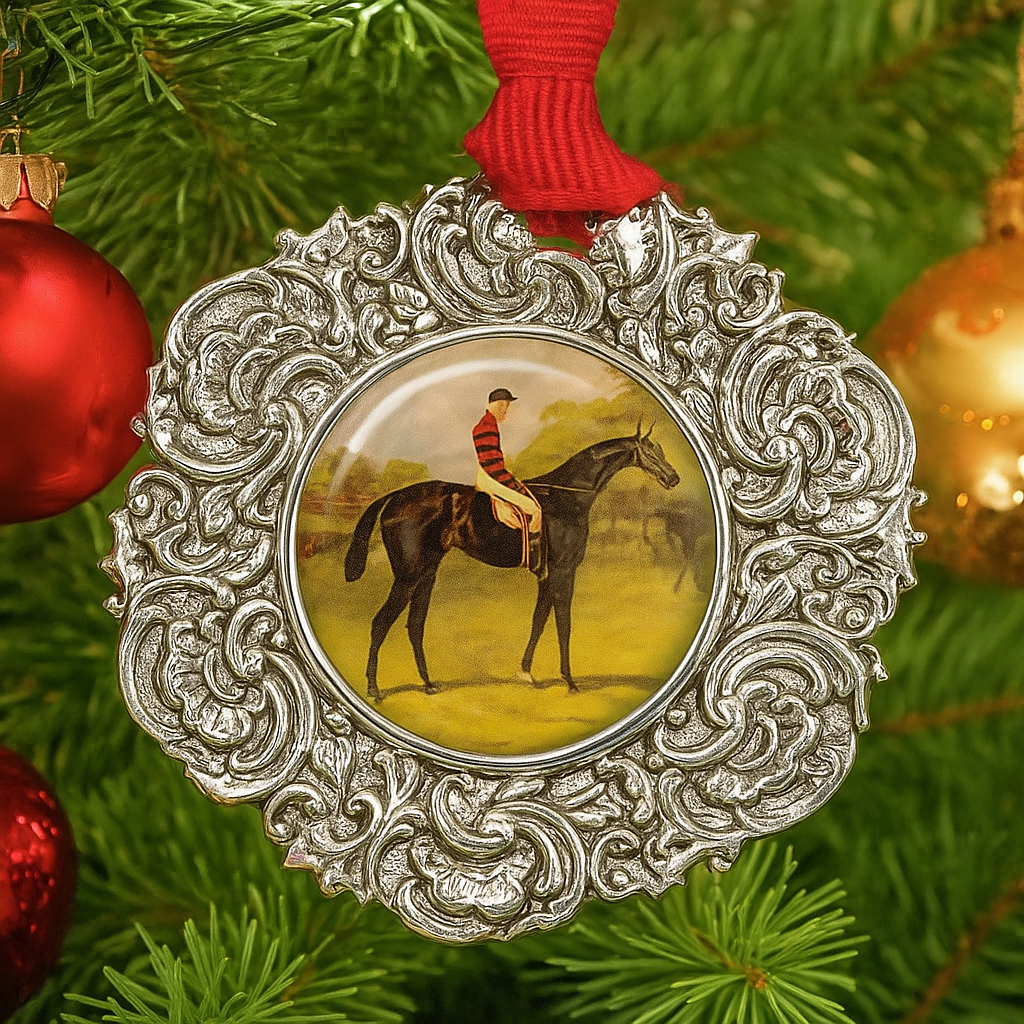 Christmas Ornament for a Racehorse Fan