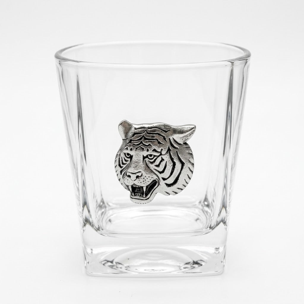 tiger bourbon glass 