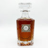 The Classic Legacy custom decanter features a large silver medallion and in the center is the unique logo of the customer.  Each is handcrafted in the USA and individually boxed.   This  is a great corporate gift, gift for a hotel, or a gift for a museum. 