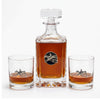 Decanter Set with Hunter Jumper Equestrian Theme | Gift for Horse Lover