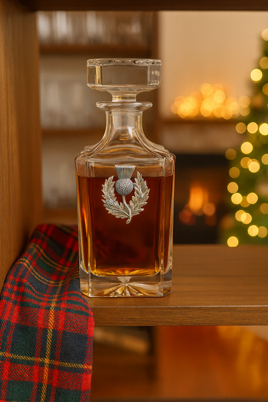 Decanter | Silver Thistle | Scottish Gift
