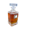 Crystal Decanter | Silver Medallion & Mother of Pearl | 30th Anniversary Gift