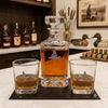 The duck decanter and bourbon glasses make a great decanter gift set.  This is a great gift for the duck hunter and duck enthusiast. 