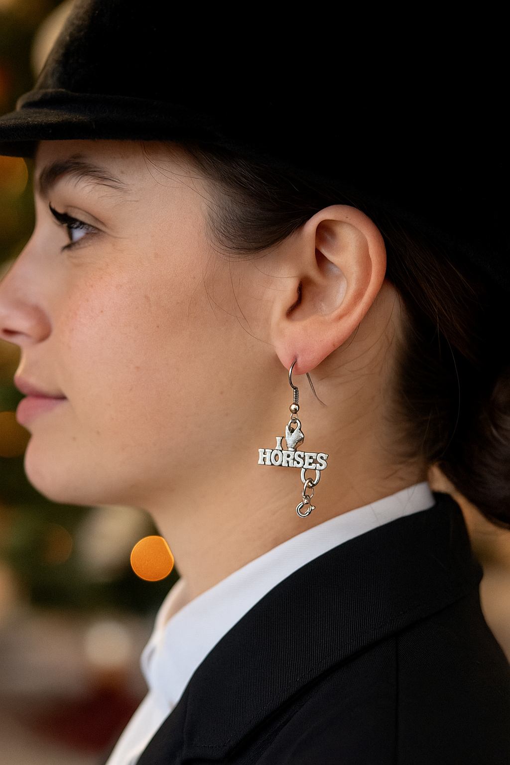 I Love Horses Earrings | Gift for Her Horse Lover