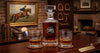 Decanter Set with Hunter Jumper Equestrian Theme | Gift for Horse Lover