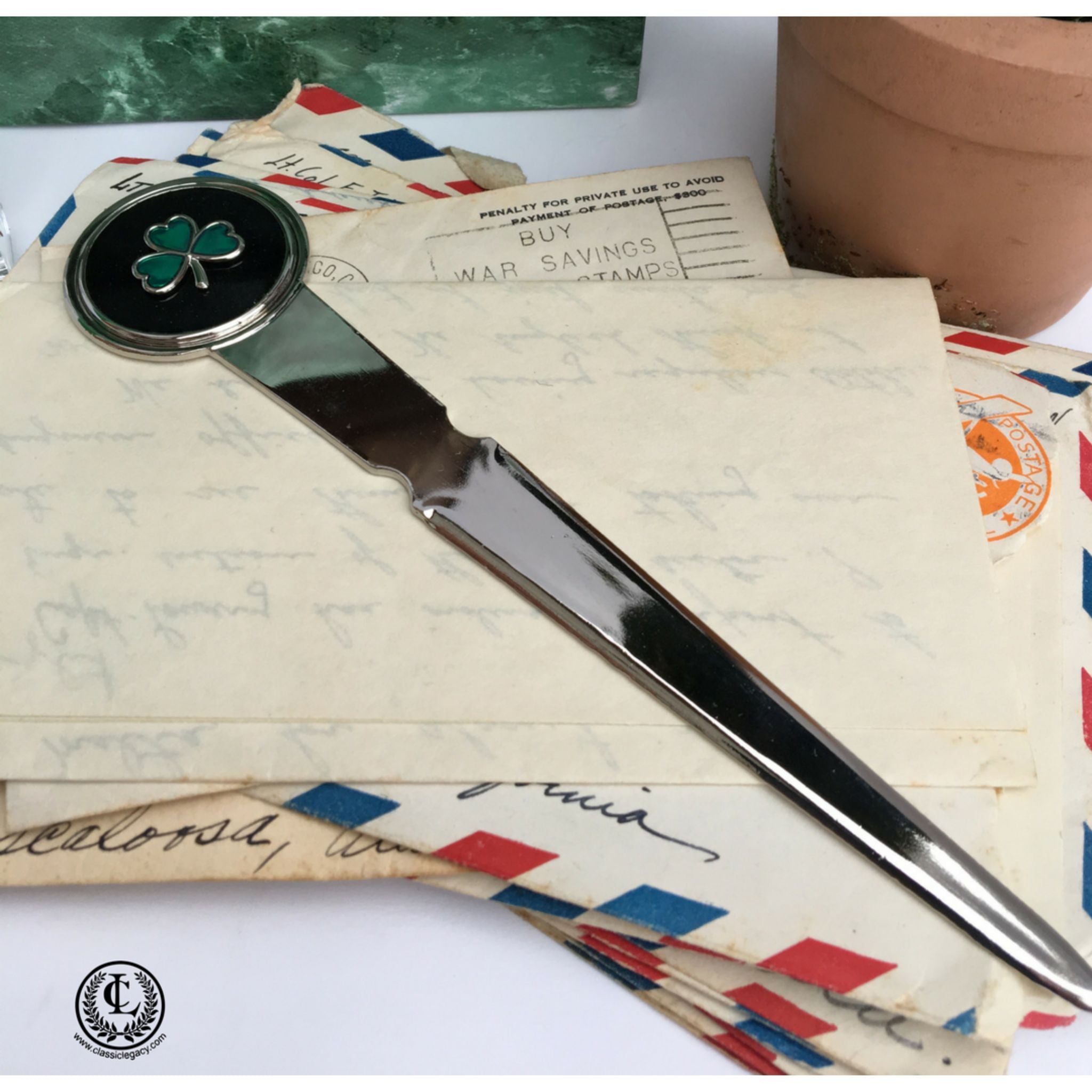 Letter Opener,  Irish Shamrock, Irish Lover Gift