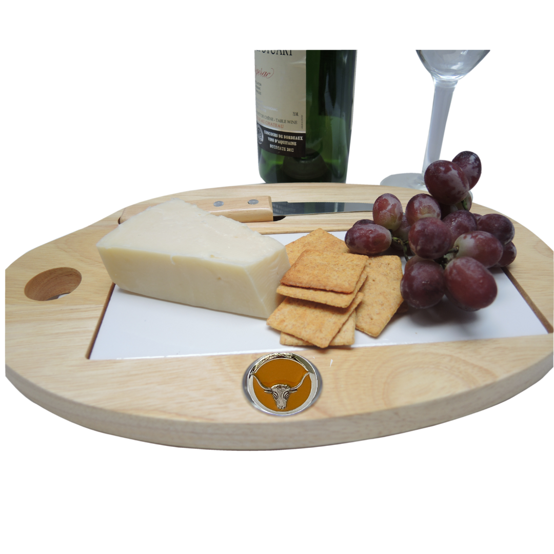 Longhorn Fan Cheeseboard | Gift for Longhorn Fan