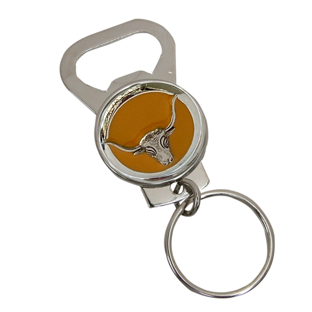 Longhorn Key Ring | Bottle Open | Gift for Longhorn Fan