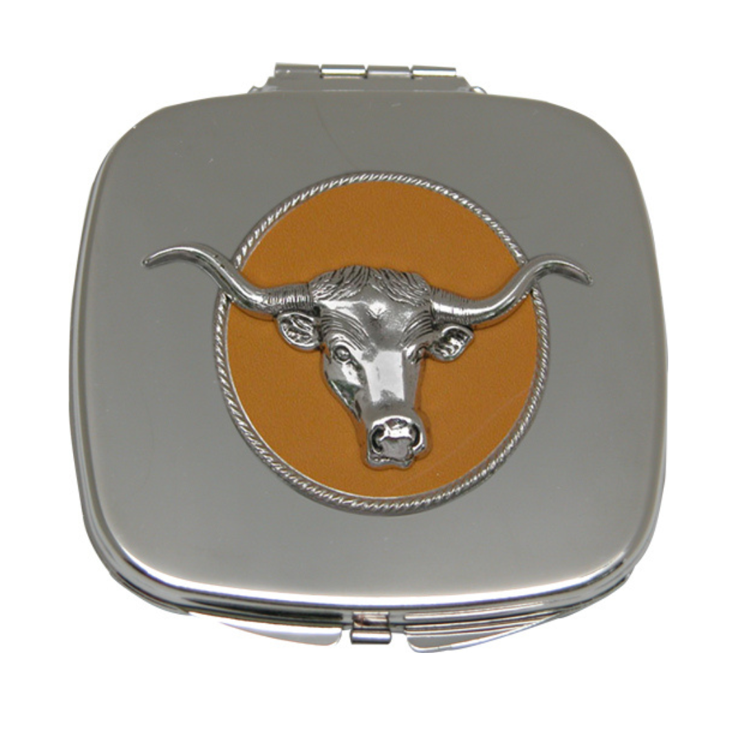 Purse Mirror | Gift for Longhorn Fan