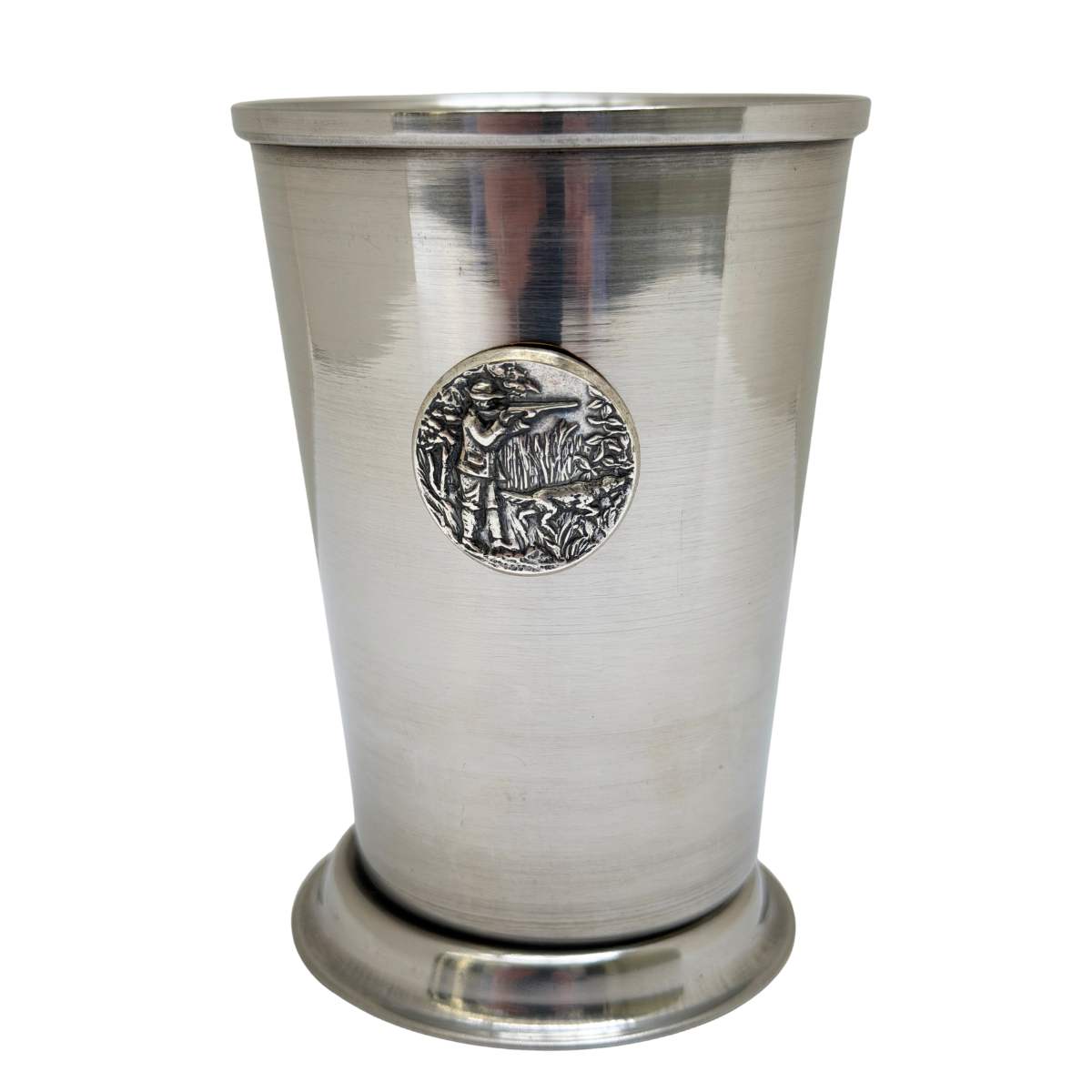 Mint Julep Cup | Silver Medallion featuring Hunter & His Dog