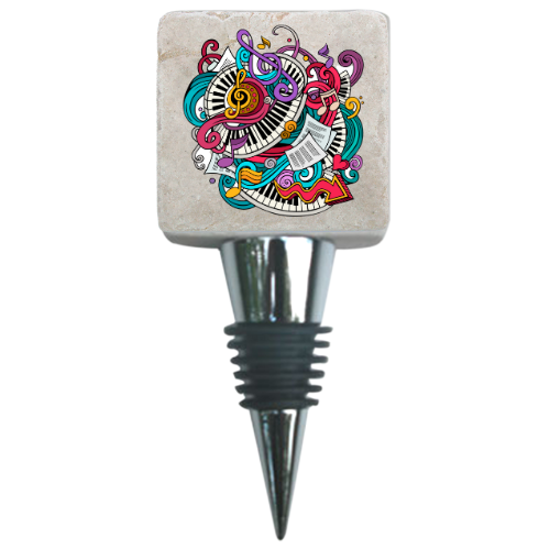 Custom Orchestra Marble Bottle Stopper | Symphony logo Gift