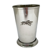 Mint Julep Cup with Silver Racehorse | Gift for Derby Fan