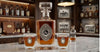 The Classic Legacy polo decanter set features a large silver medallion on the decanter.  It has a black enamel medallion in the center with a polo player.   The bourbon glasses are embellished with silver medallions.  This is a great gift for a polo player.
