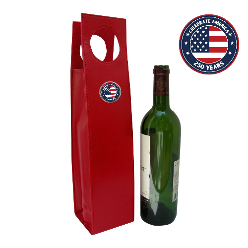 Red Wine Carrier to Celebrate the 250th Anniversary of America Blue Medallion