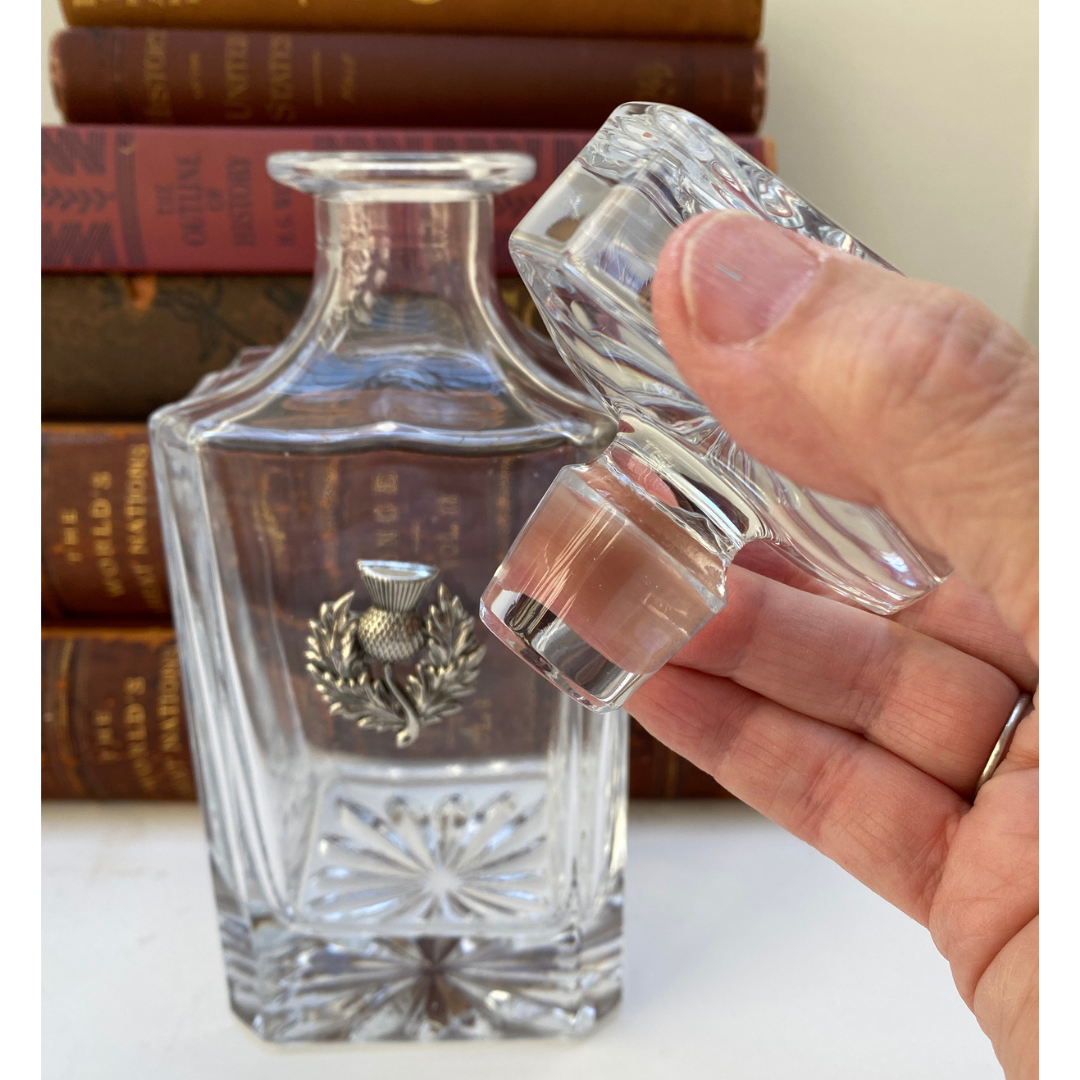 Decanter | Silver Thistle | Scottish Gift