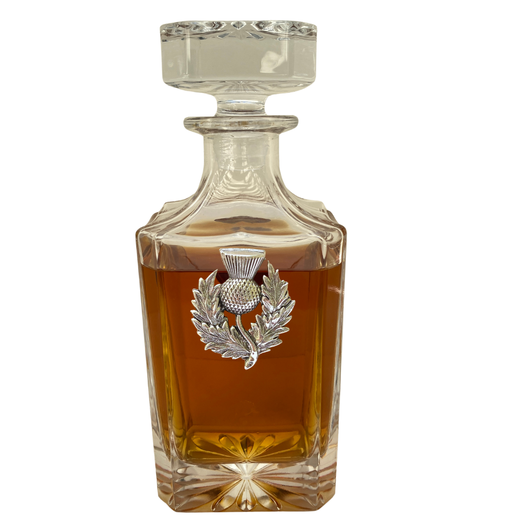 Decanter | Silver Thistle | Scottish Gift