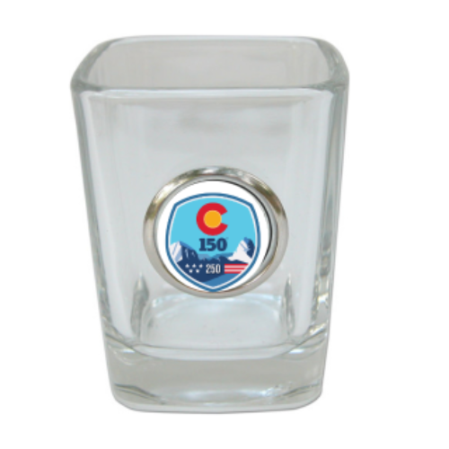 Shot Glass Celebrate Colorado 150 America 250
