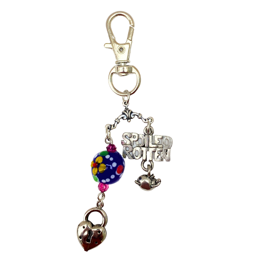 "Spoiled Rotten"  Purse Charm | Made in USA