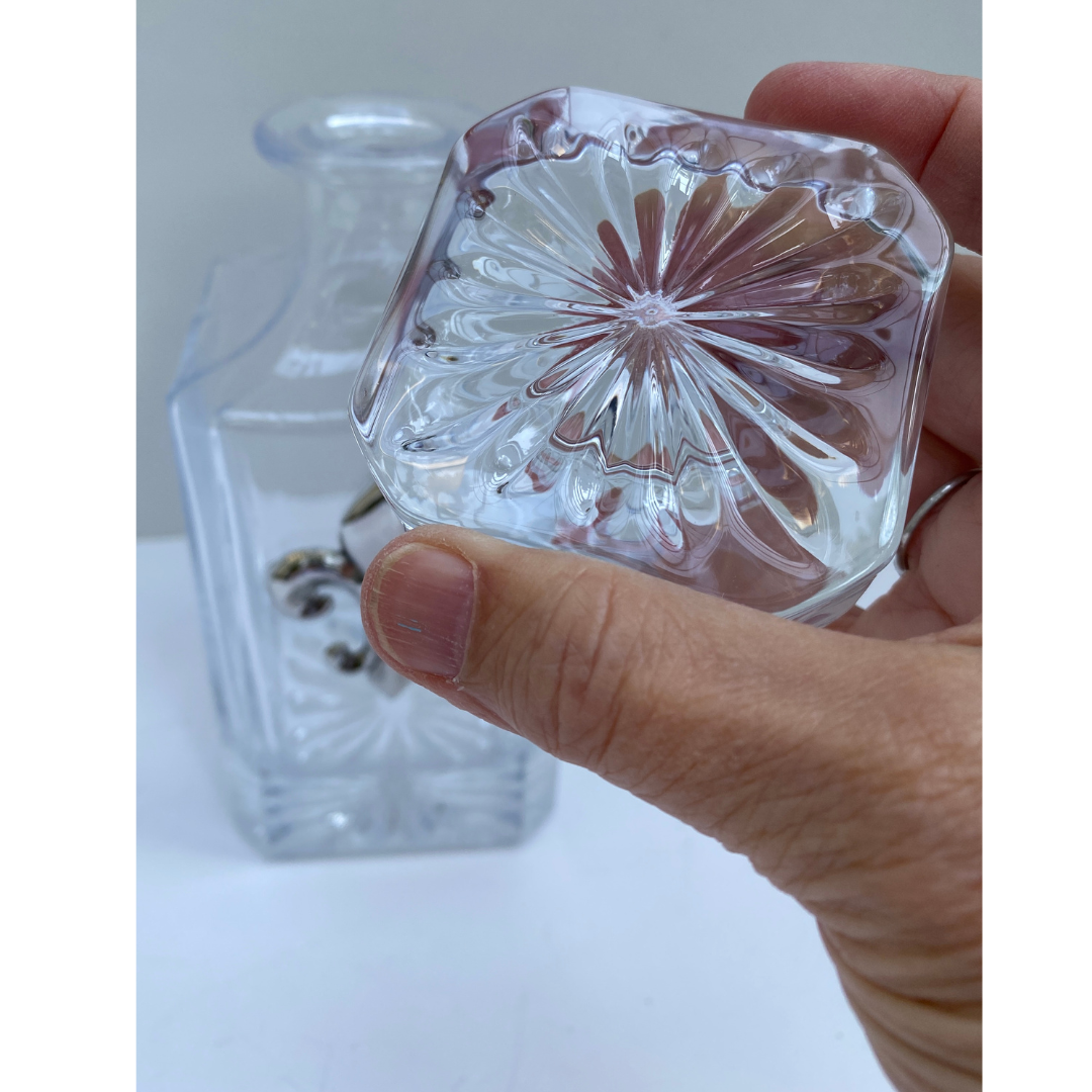 Top of Fleur de lis decanter