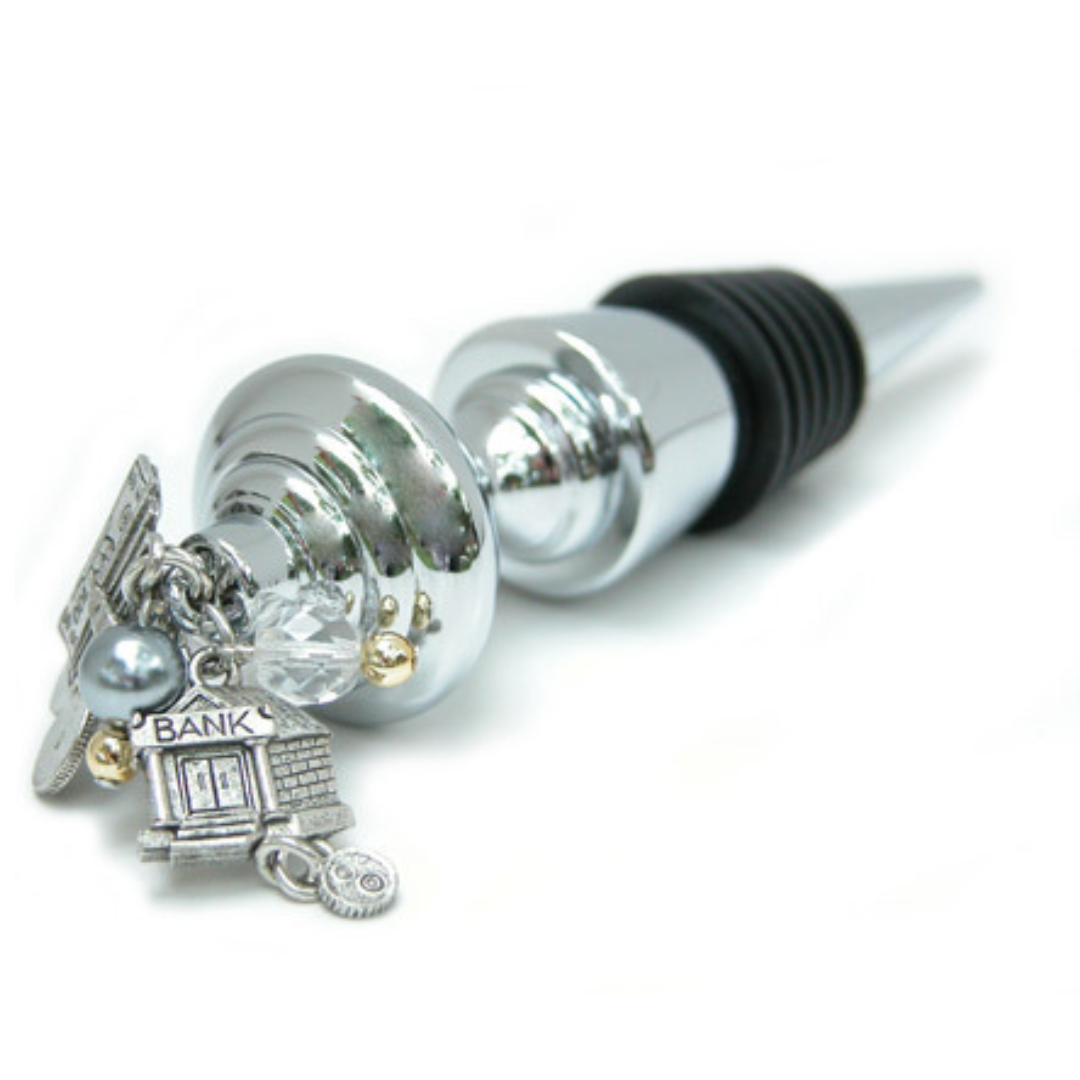 Bottle Stopper for Banker| Retirement Gift for Banker