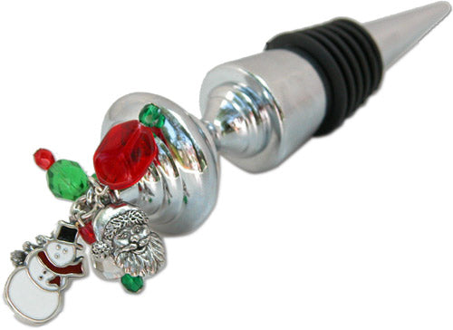 Christmas theme Charmed Wine Bottle Stopper