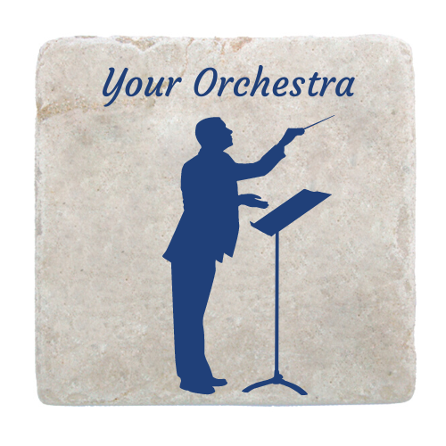 Symphony Orchestra Custom Marble Coaster