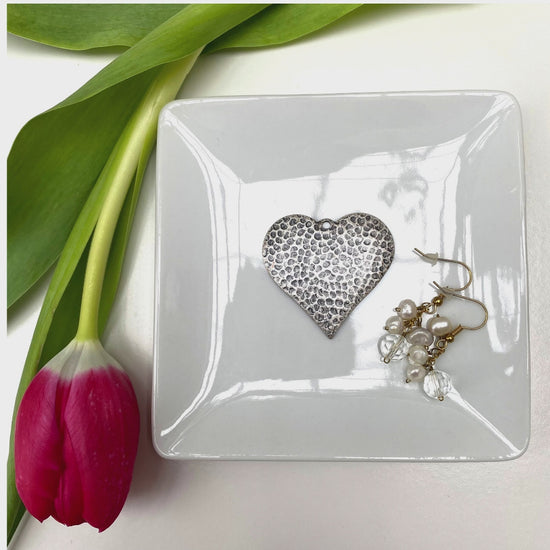 Heart trinket tray for Valentine Gift