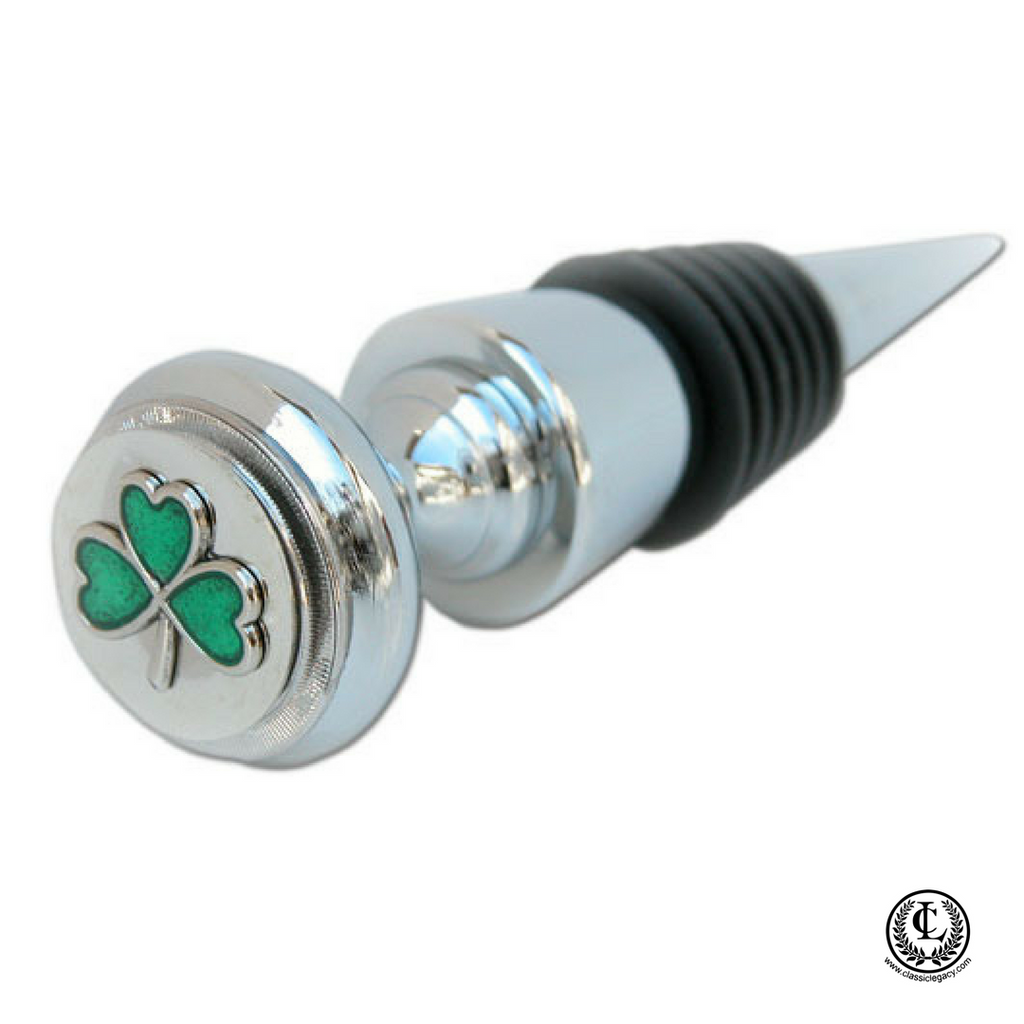 Bottle Stopper,  Irish Shamrock, Irish Lover Gift, St. Patrick's Day Gift