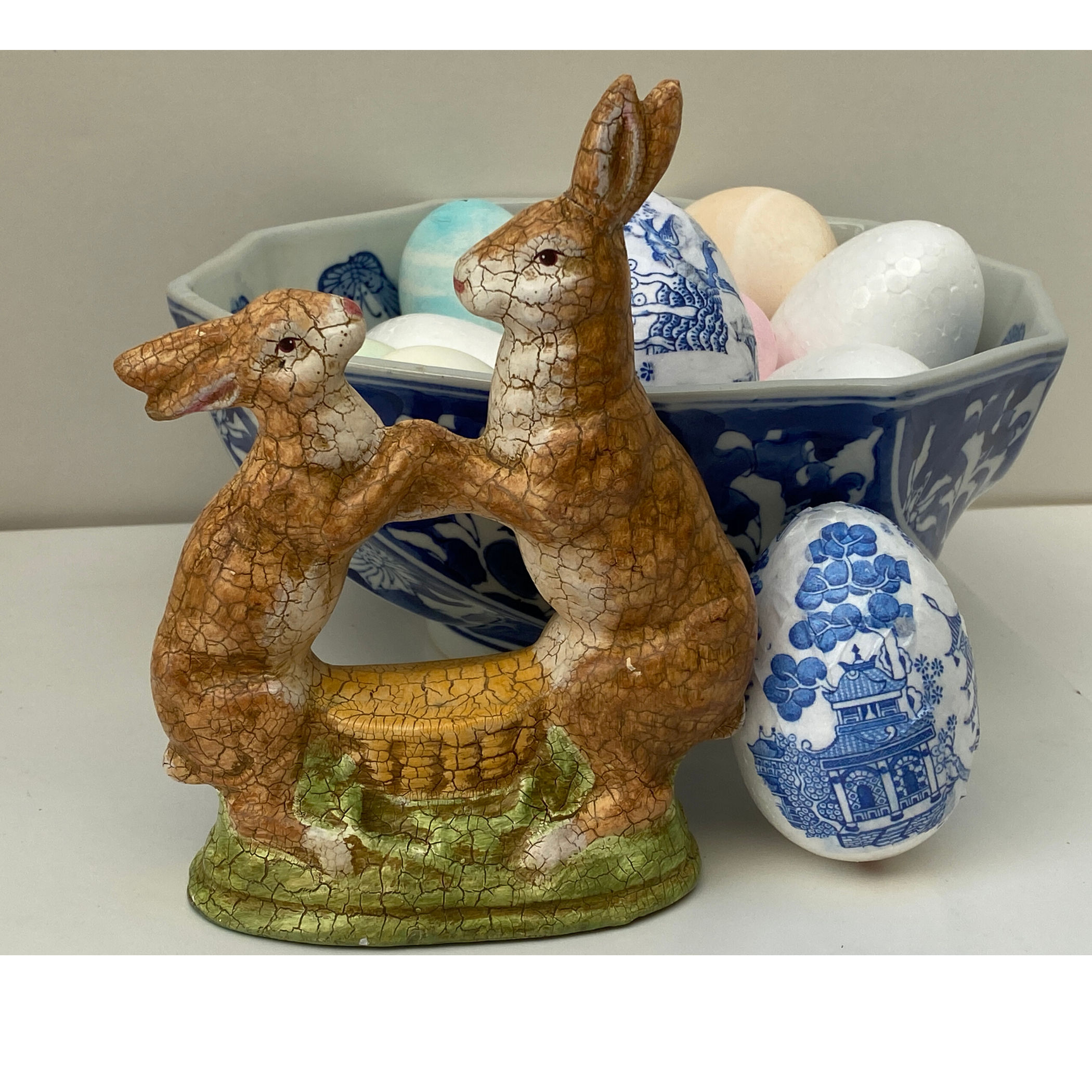 Easter Egg Blue Chinoiserie