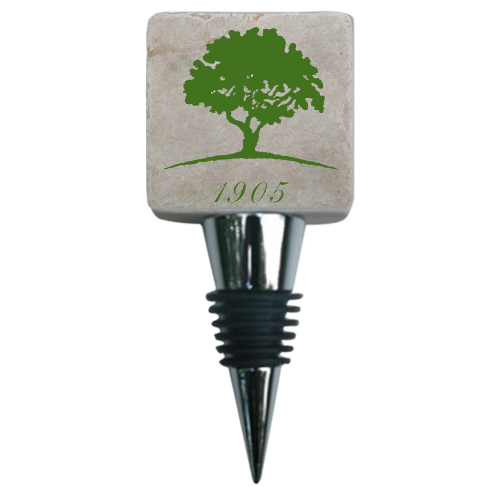 Custom Golf Marble Wine Bottle Stopper with YOUR LOGO | Golf Tournament Gift