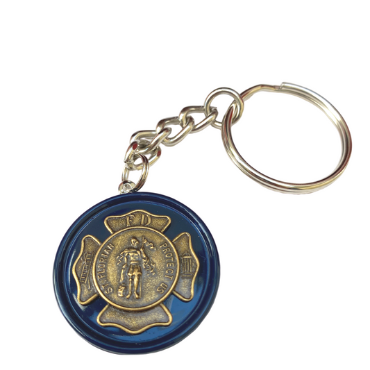Firefighter key ring,  Saint Florian Key Ring