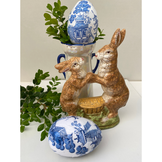 Easter Egg Blue Chinoiserie