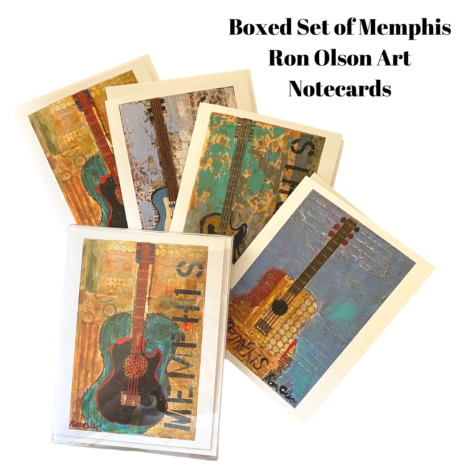 Boxed Set of Notecards With Ron Olson Memphis Art