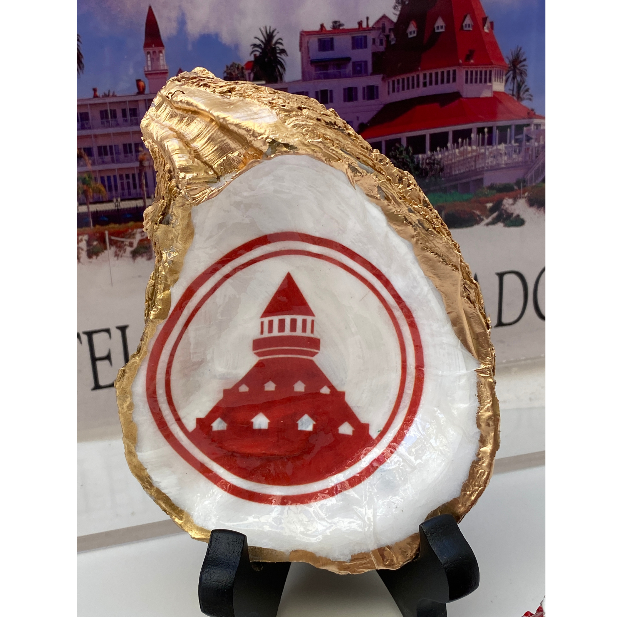 Custom, Personalized, Oyster Shell Art, Logo Design, Minimum order 60