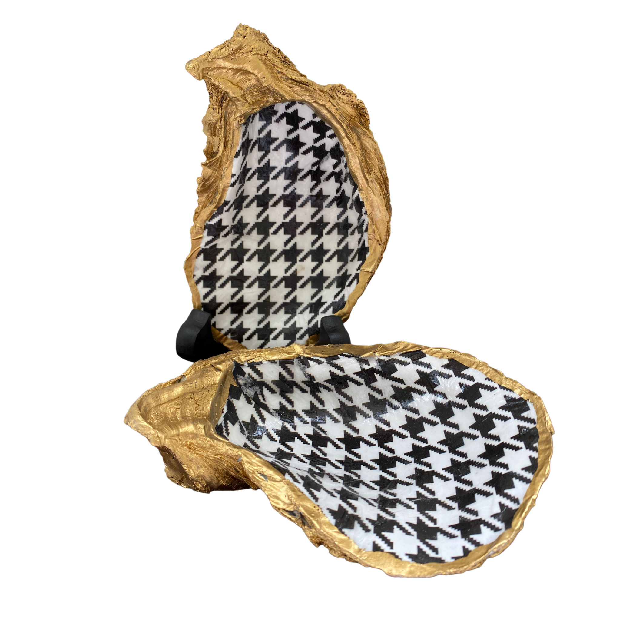 Hounds tooth Shell Art