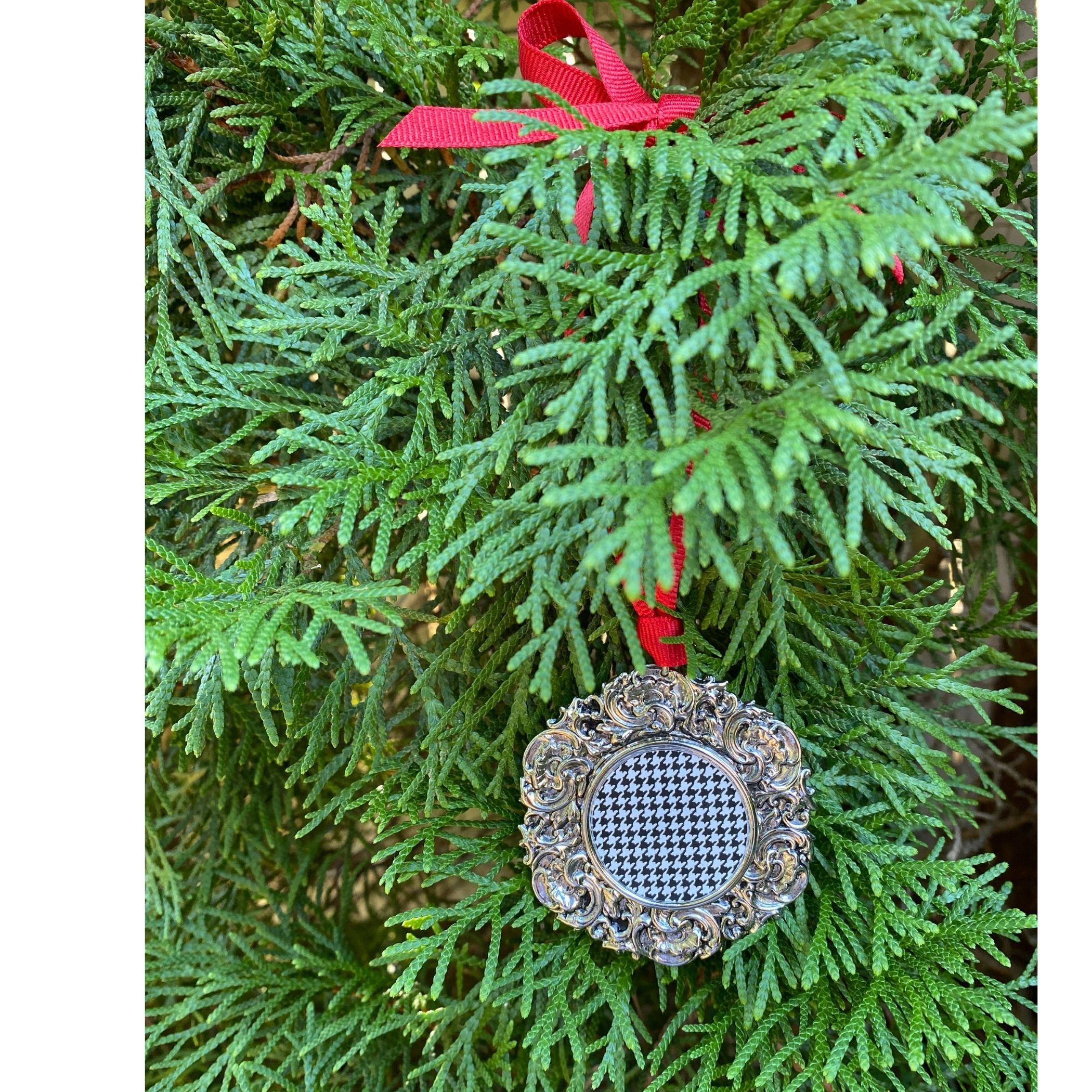 Houndstooth Christmas Ornament