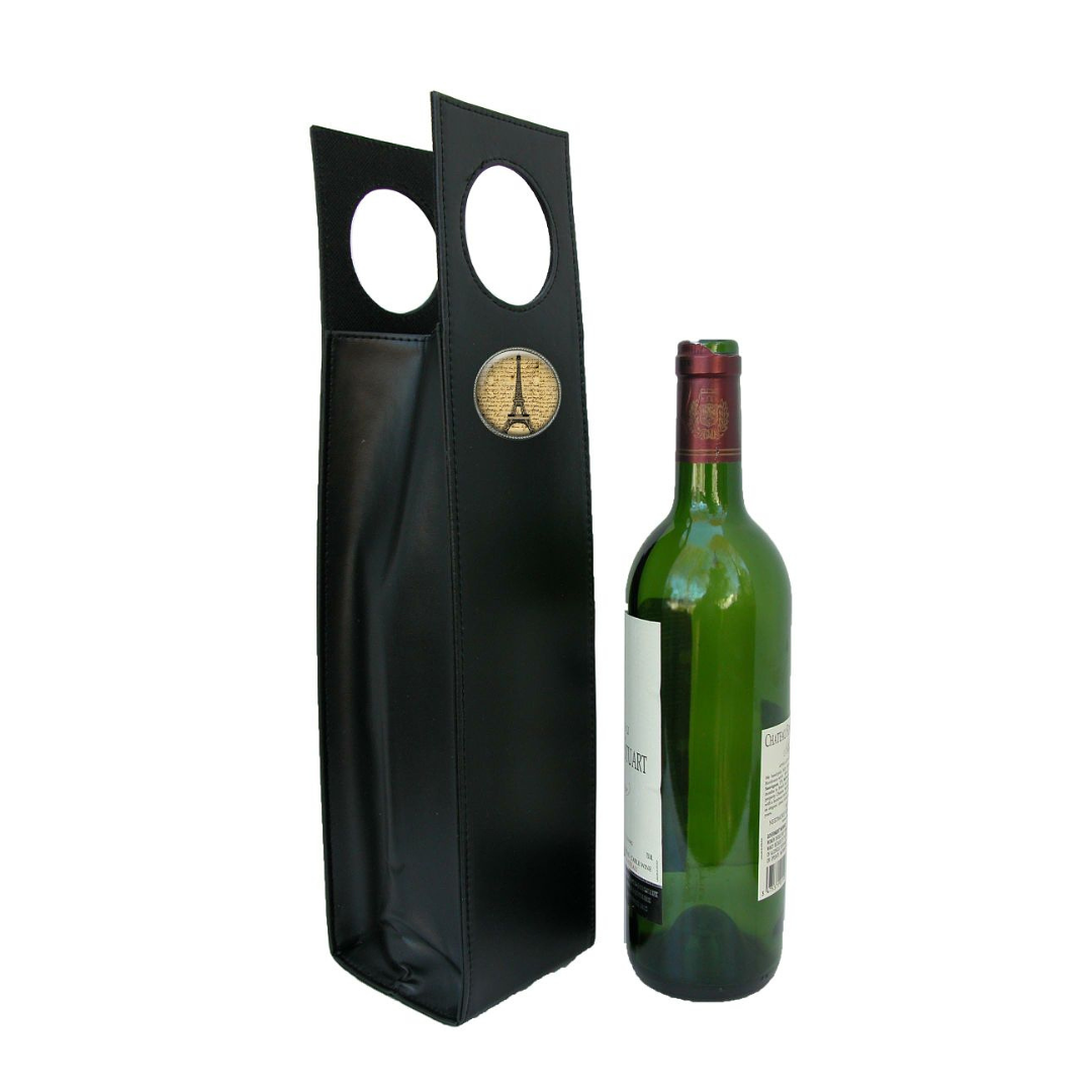 Paris French-Inspired Wine Cooler With Eiffel Tower Art