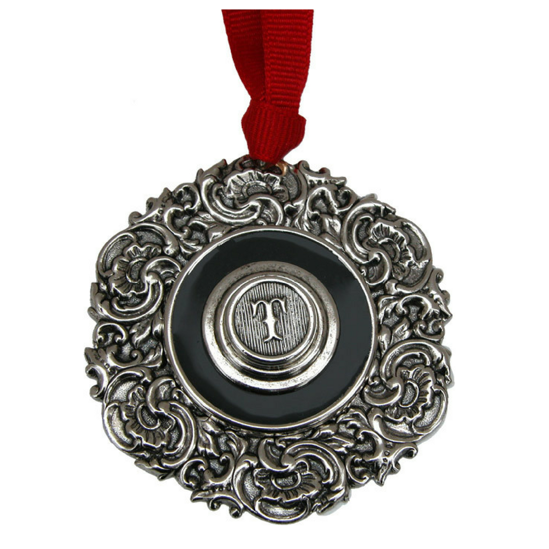 Initial Personalized Christmas Ornament