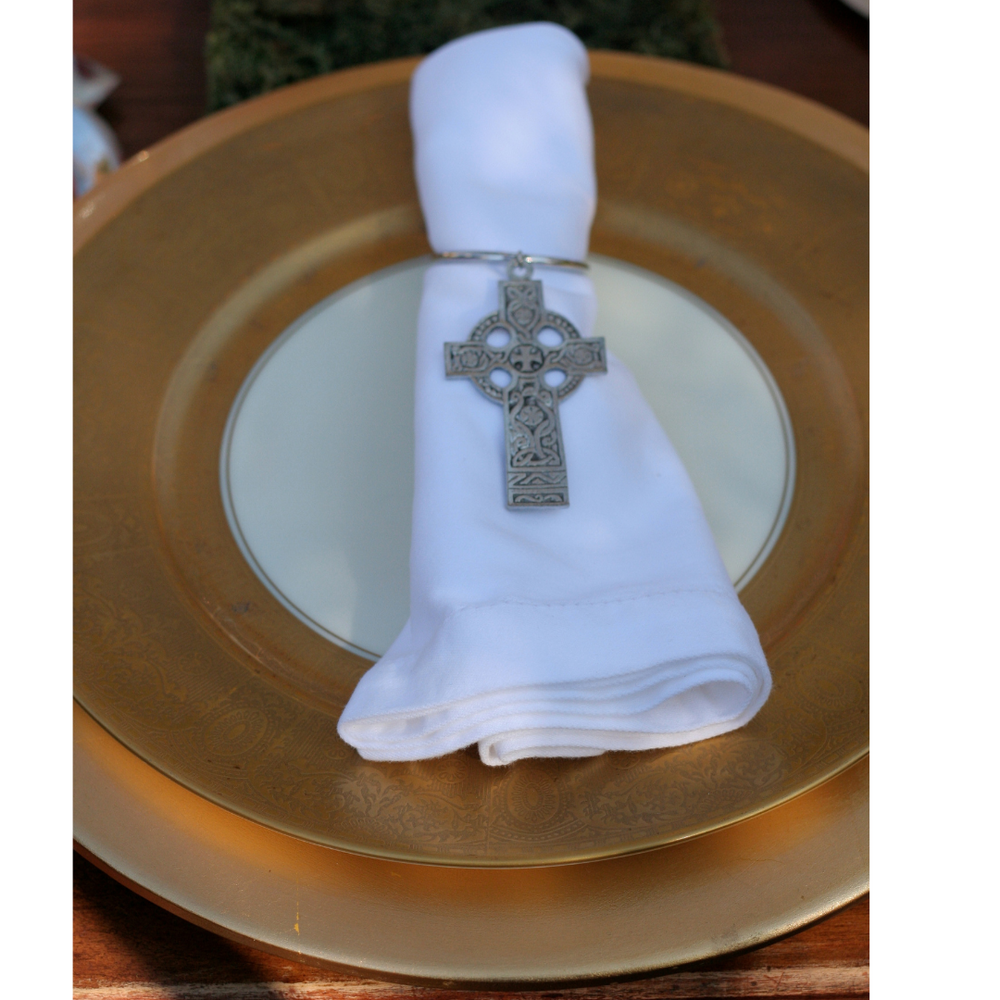 Celtic Cross Napkin Rings | Set of 4 - Classic Legacy