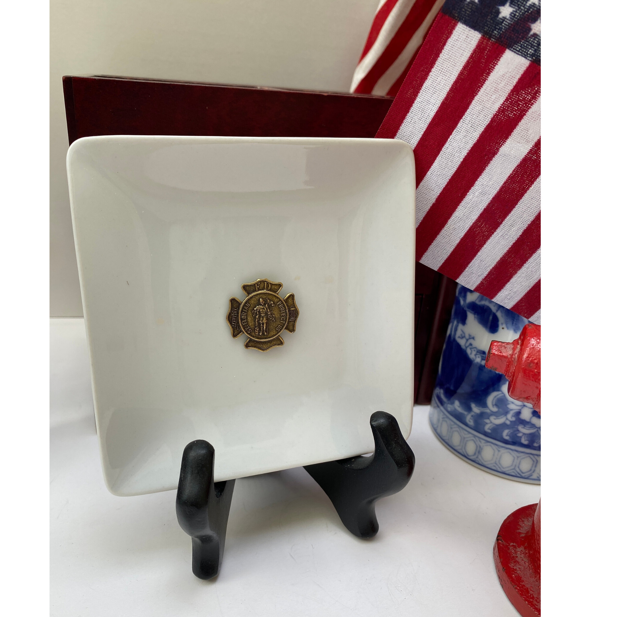 Firefighter theme trinket tray