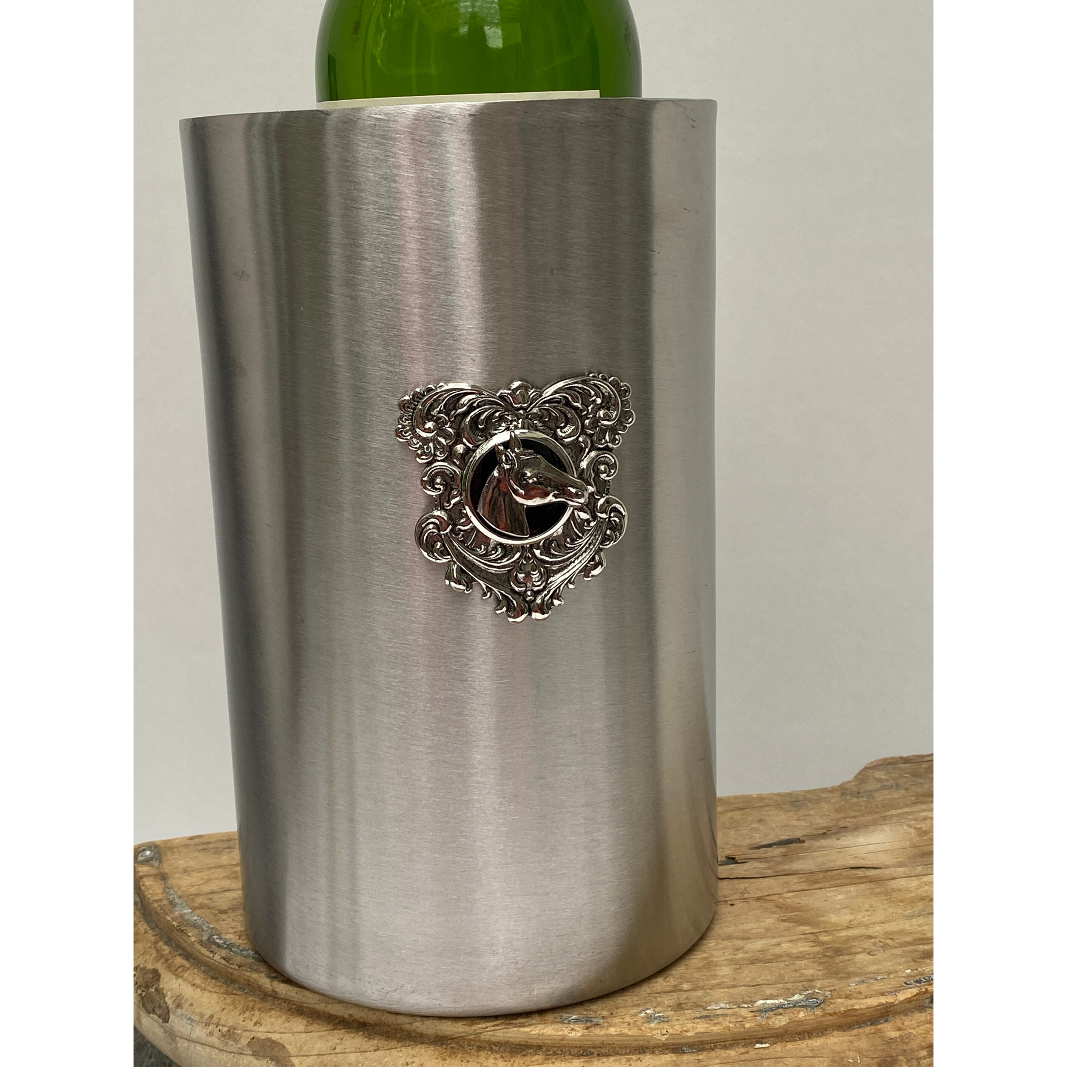 Equestrian Theme Stainless Steel Beverage Cooler | Gift for Horse Lover
