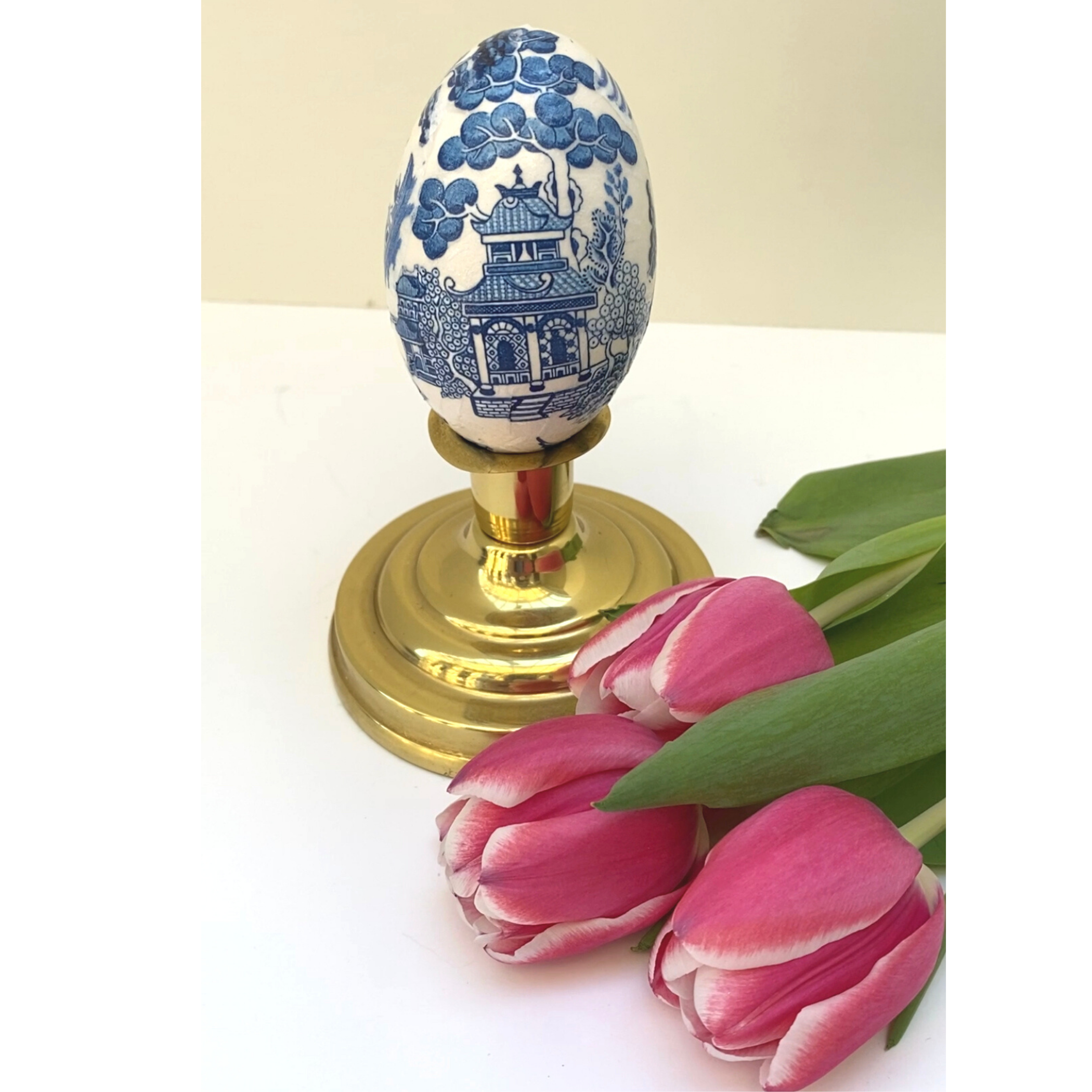 Easter Egg Blue Chinoiserie