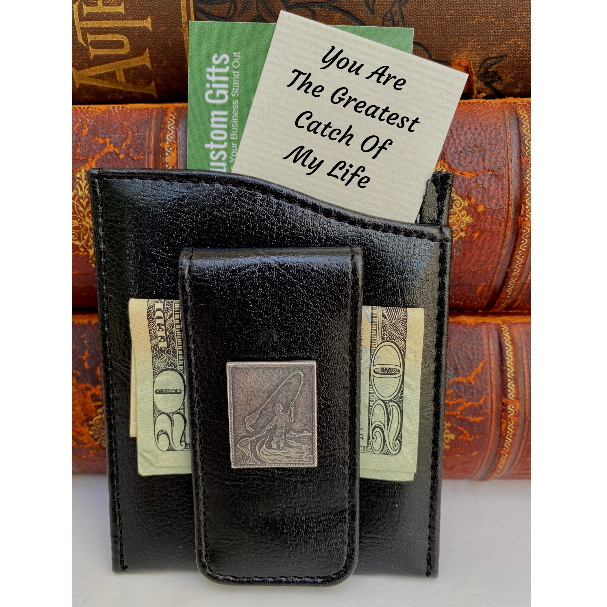 Money Clip, Fish, Fisherman theme