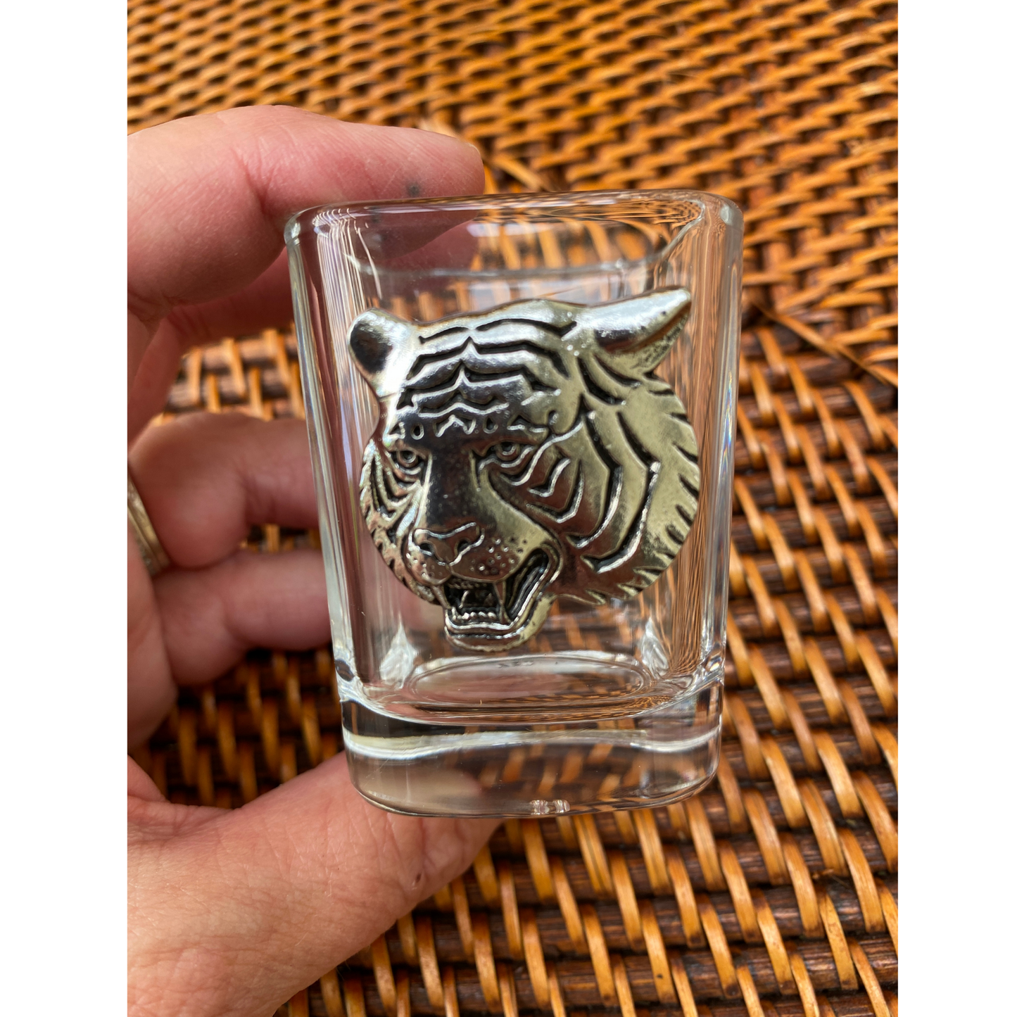 Shot Glass | Silver Tiger
