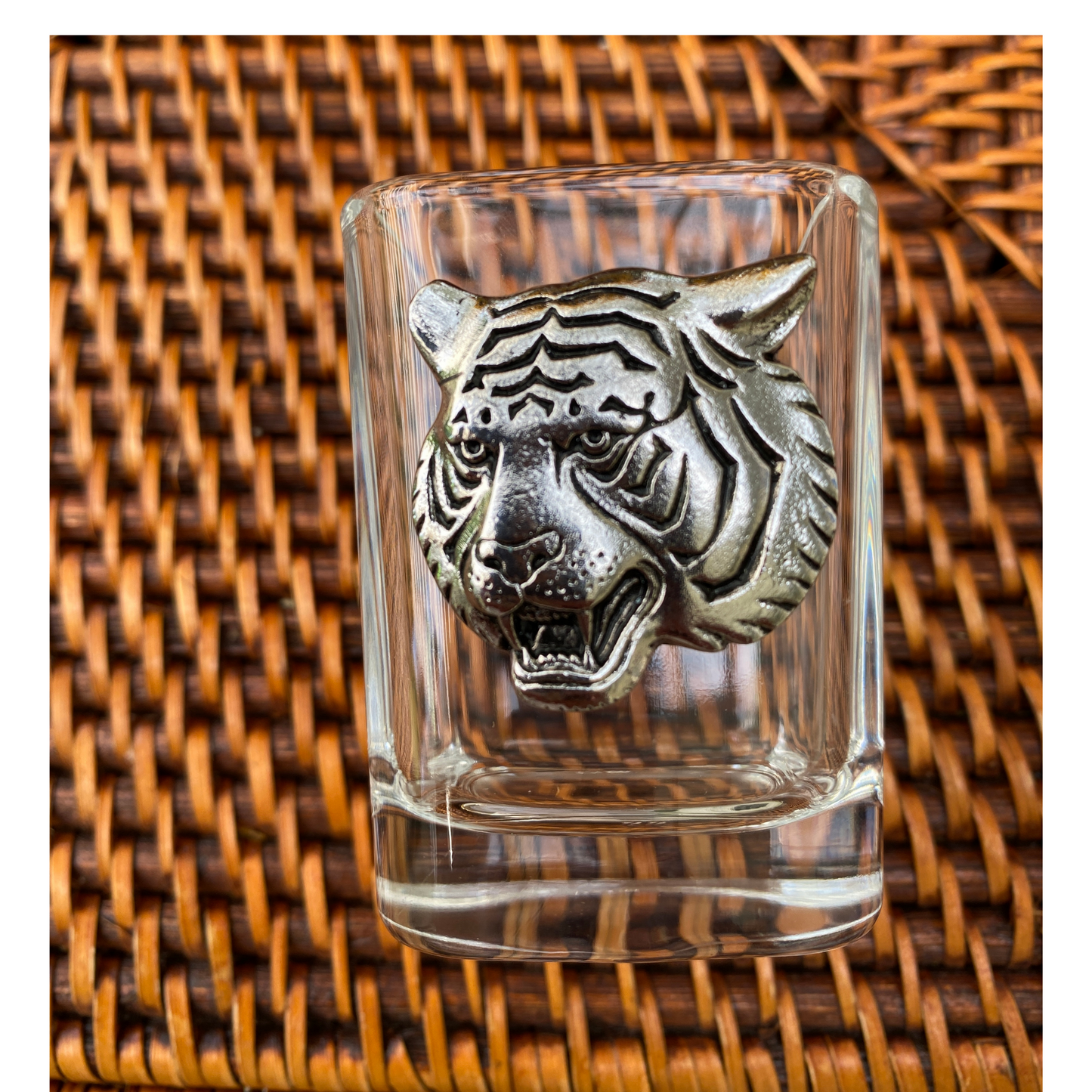 Shot Glass | Silver Tiger