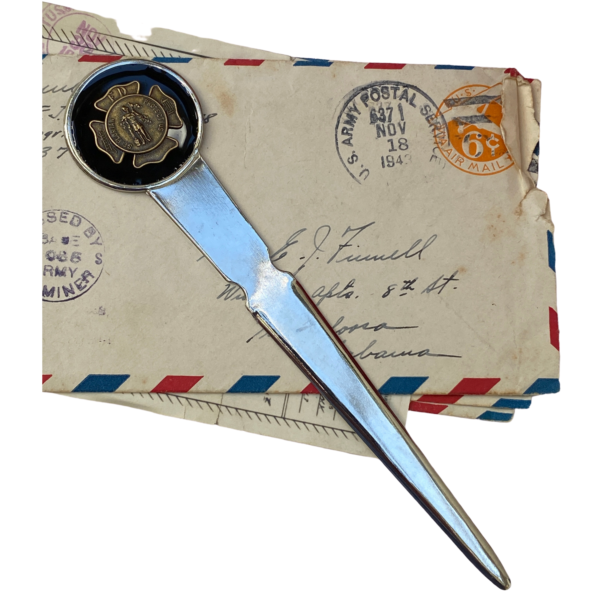 Firefighter theme letter opener