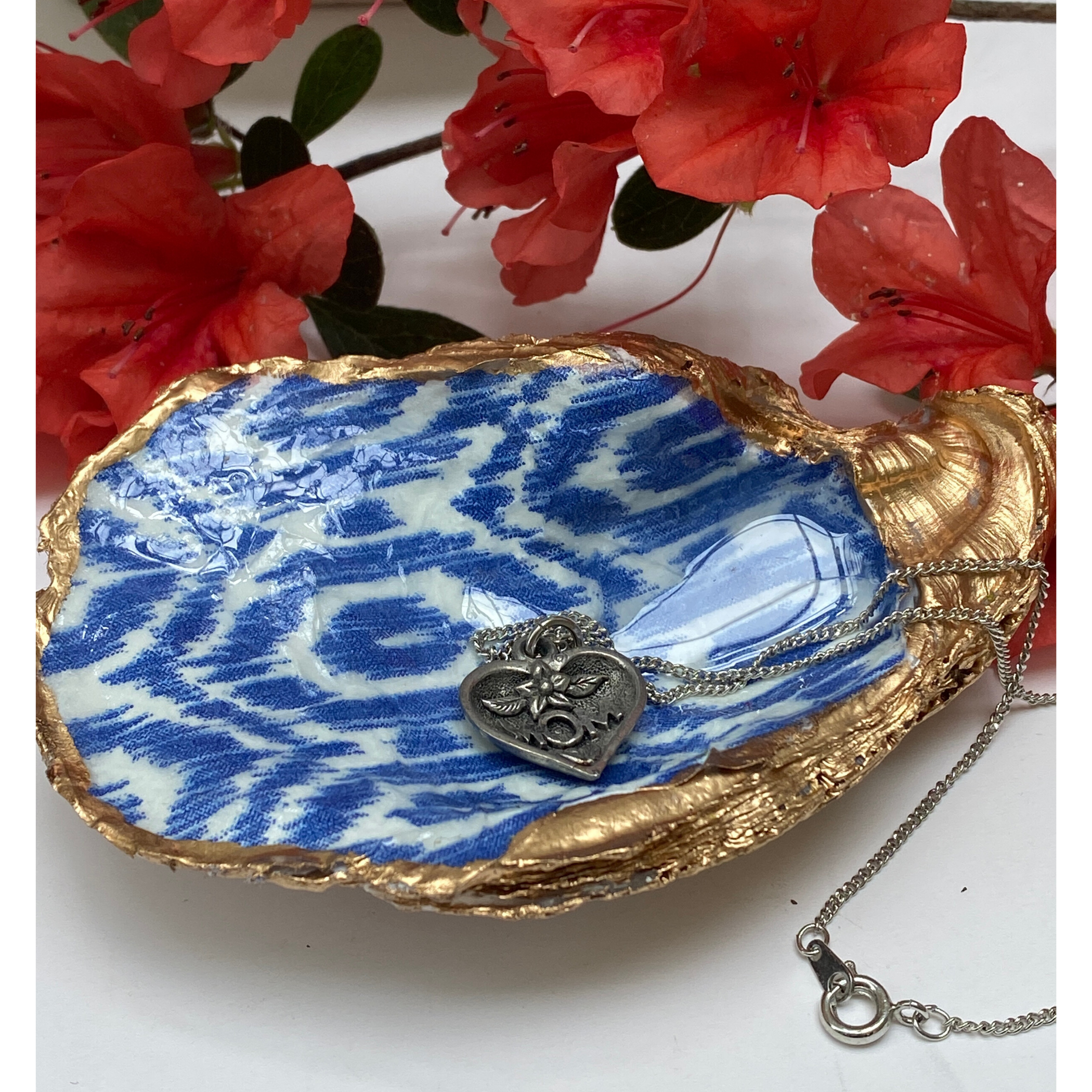 Mothers Day Gift Jewelry Dish Plus Necklace