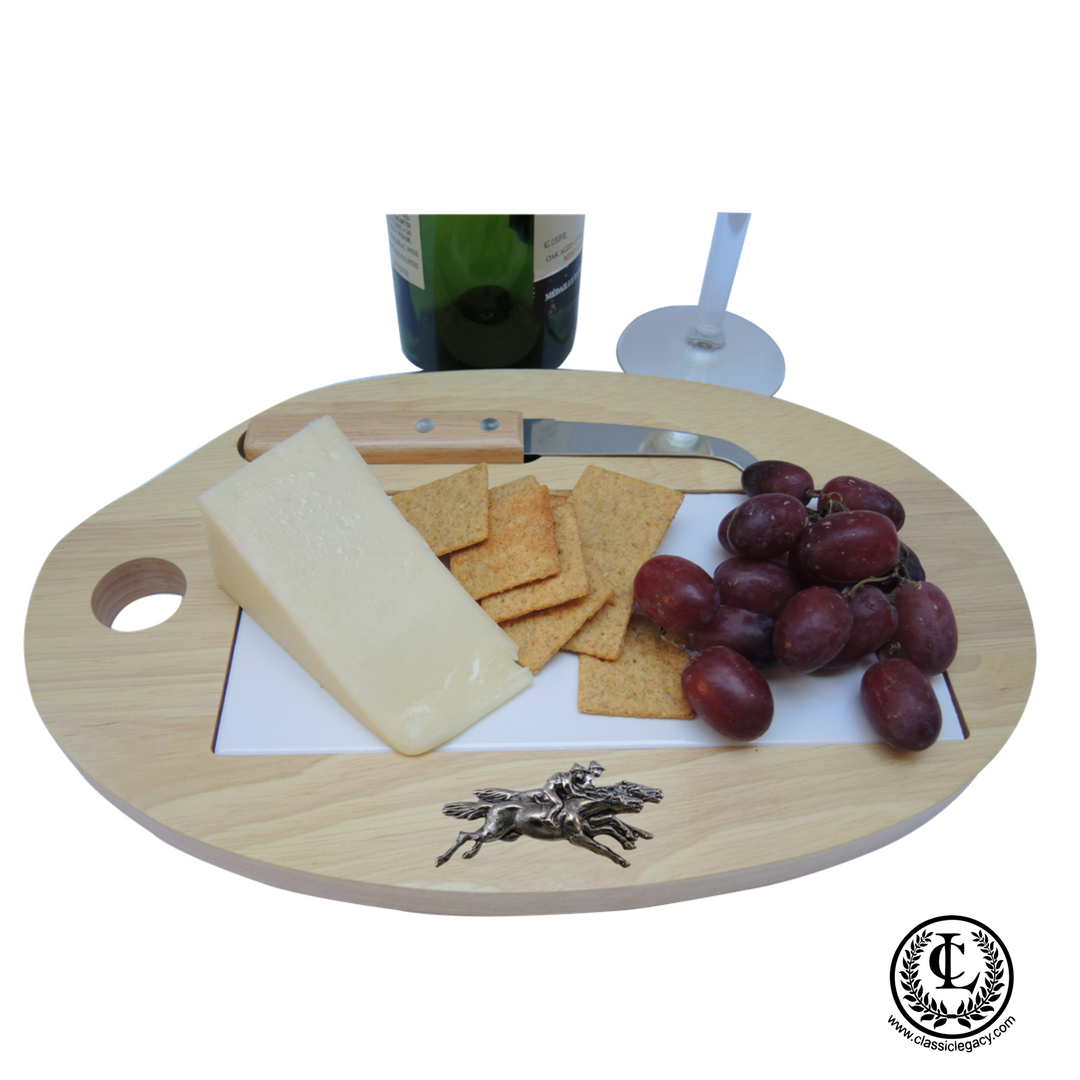 Cheeseboard Racehorse Silver Medallion